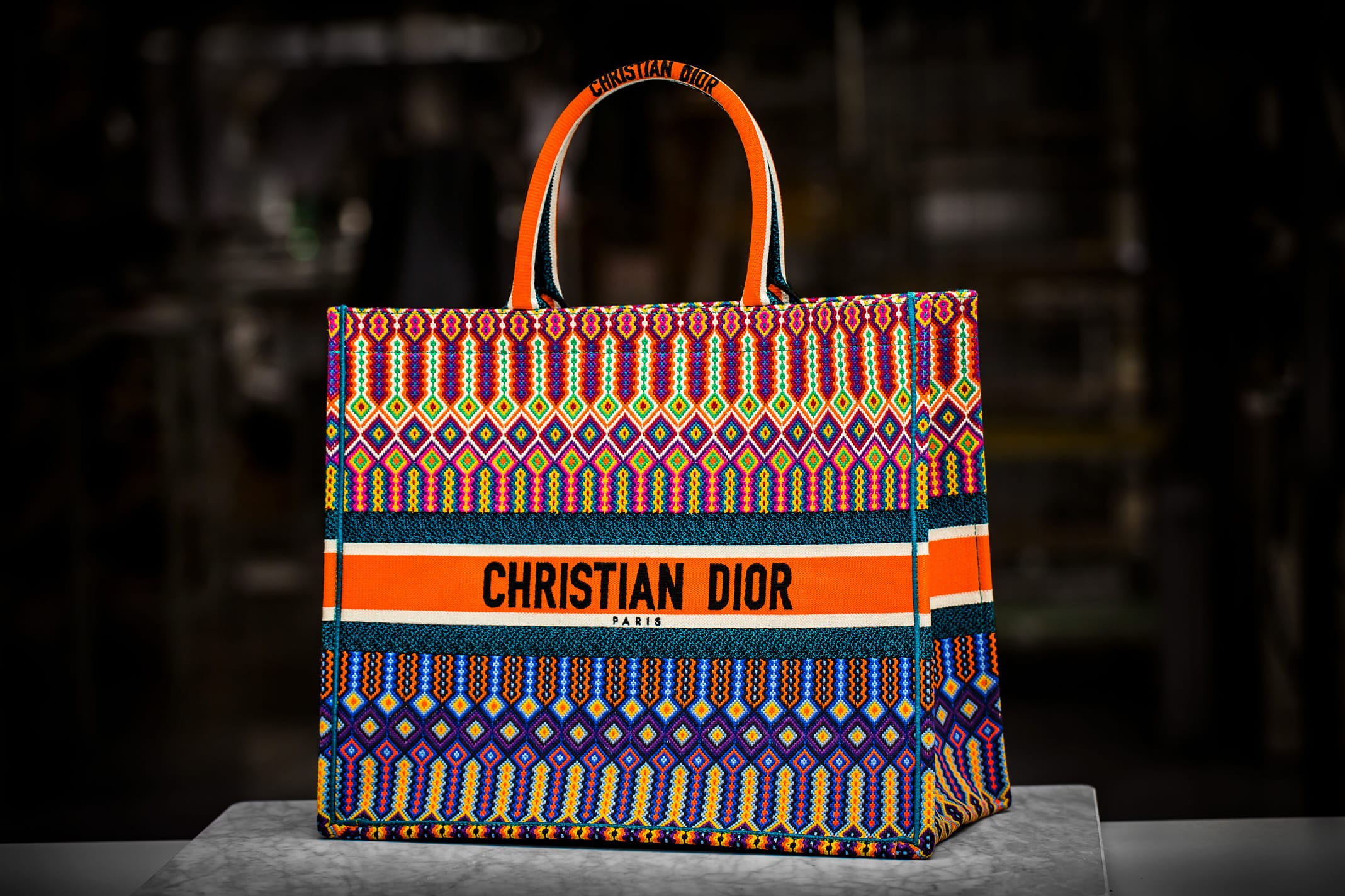 christian dior large tote