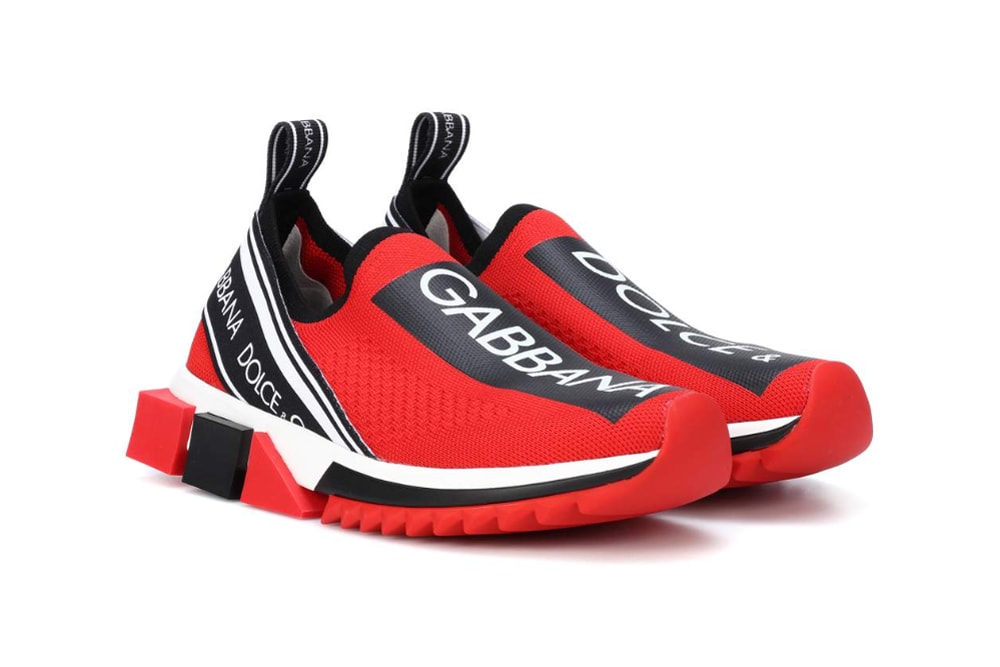 Dolce and Gabbana Sorrento Sneakers Red Black