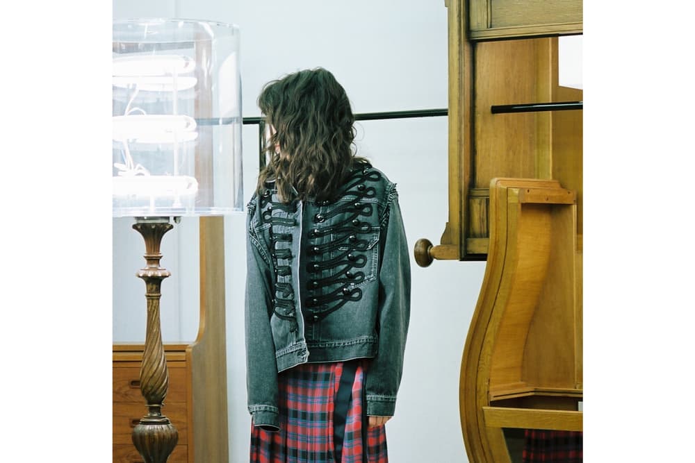Dover Street Market x Sacai Gem Denim Jacket Collection Blue