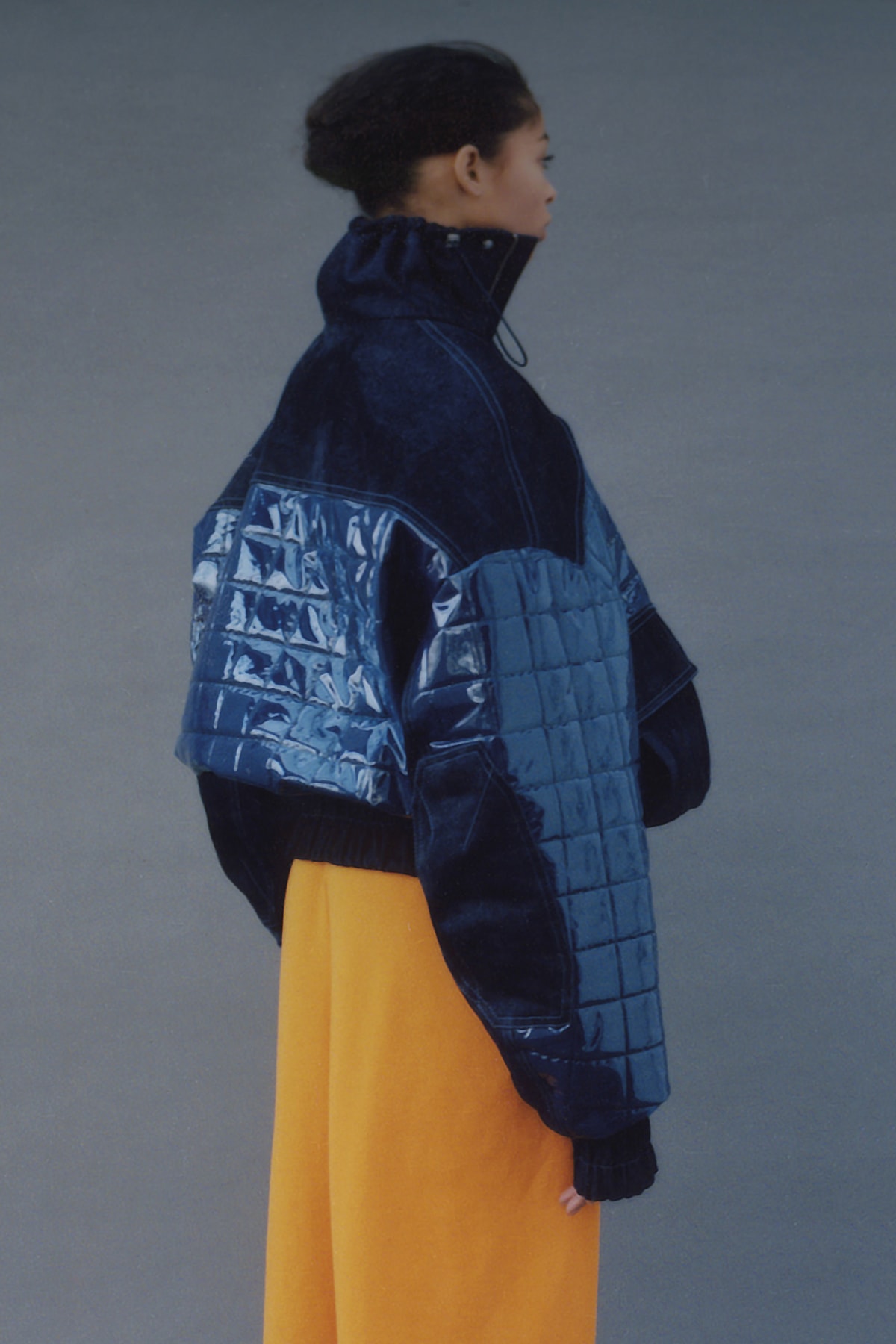 Feng Chen Wang Fall/Winter 2018 Collection Lookbook Jacket Blue