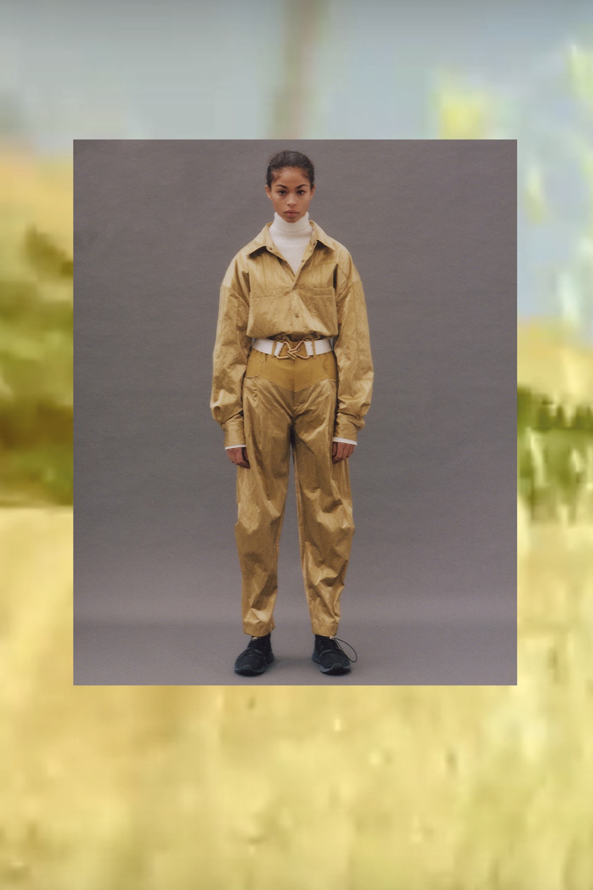 Feng Chen Wang Fall/Winter 2018 Collection Lookbook Jacket Pants Khaki