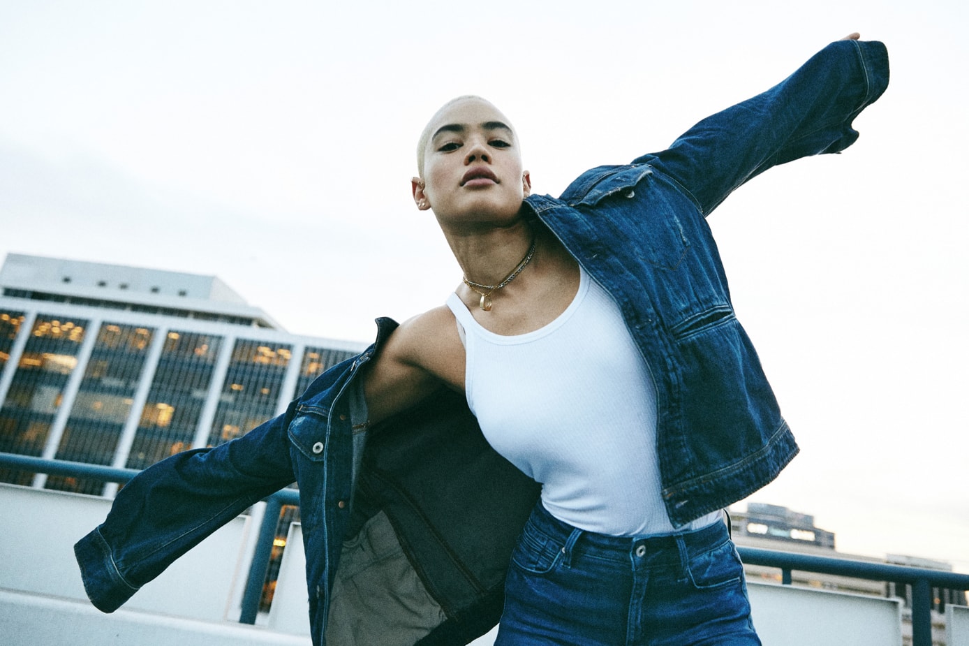 G-Star RAW Shape Collection Mette Towley Denim Jeans Fit Curve Technology campaign 2018