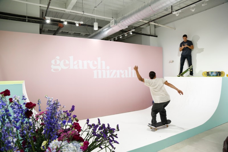 Gelareh Mizrahi Miami Design Week Pop-Up Store Skateboard Ramp Python Skin Designer Fashion Collection