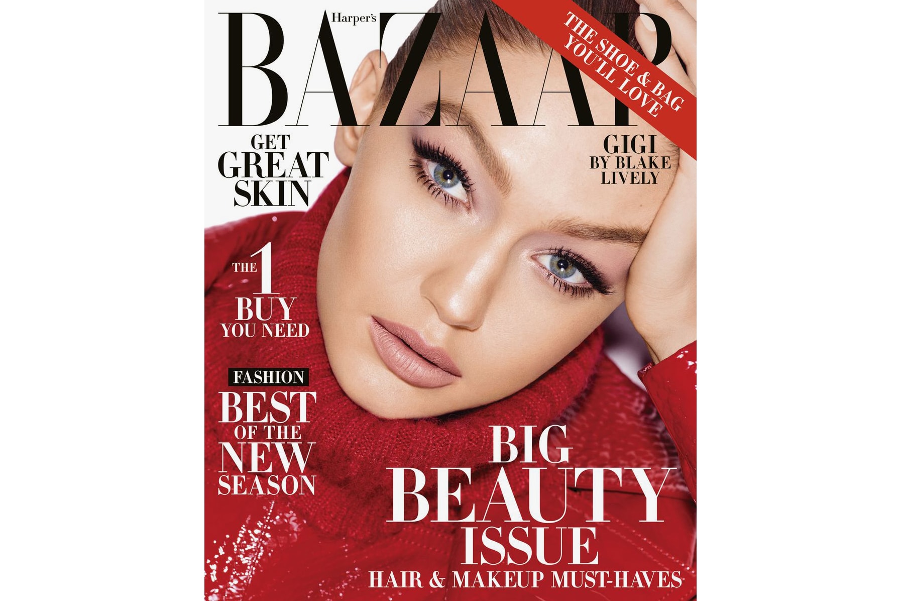 Gigi Hadid Harper's Bazaar May 2018 Issue Cover Editorial Magazine Interview Blake Lively
