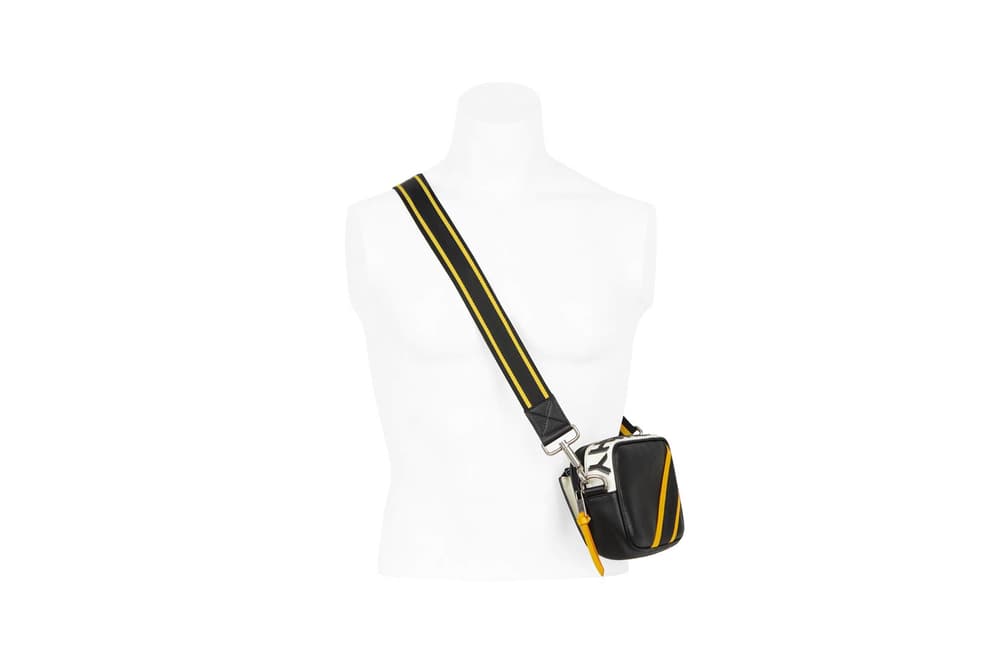 Givenchy Pre-Fall 2018 Motocross Drawstring Reverse Crossbody Bag Yellow