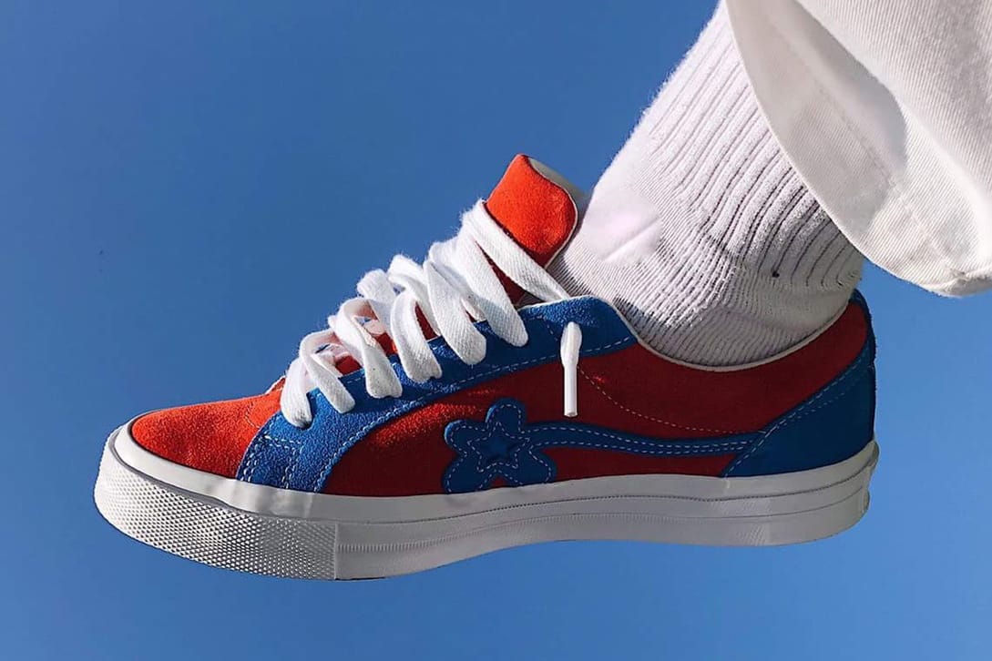 converse one star ox tyler the creator golf le fleur red blue
