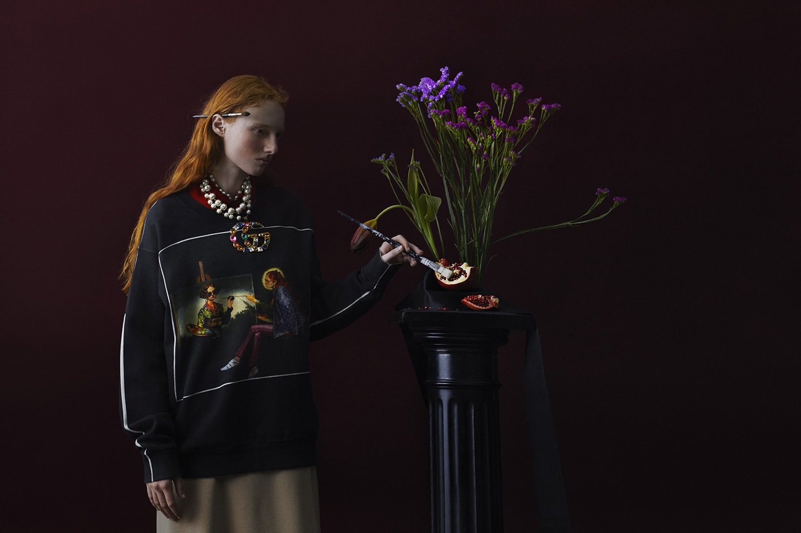 Gucci #GucciHallucination Capsule Collection Sweatshirt Black