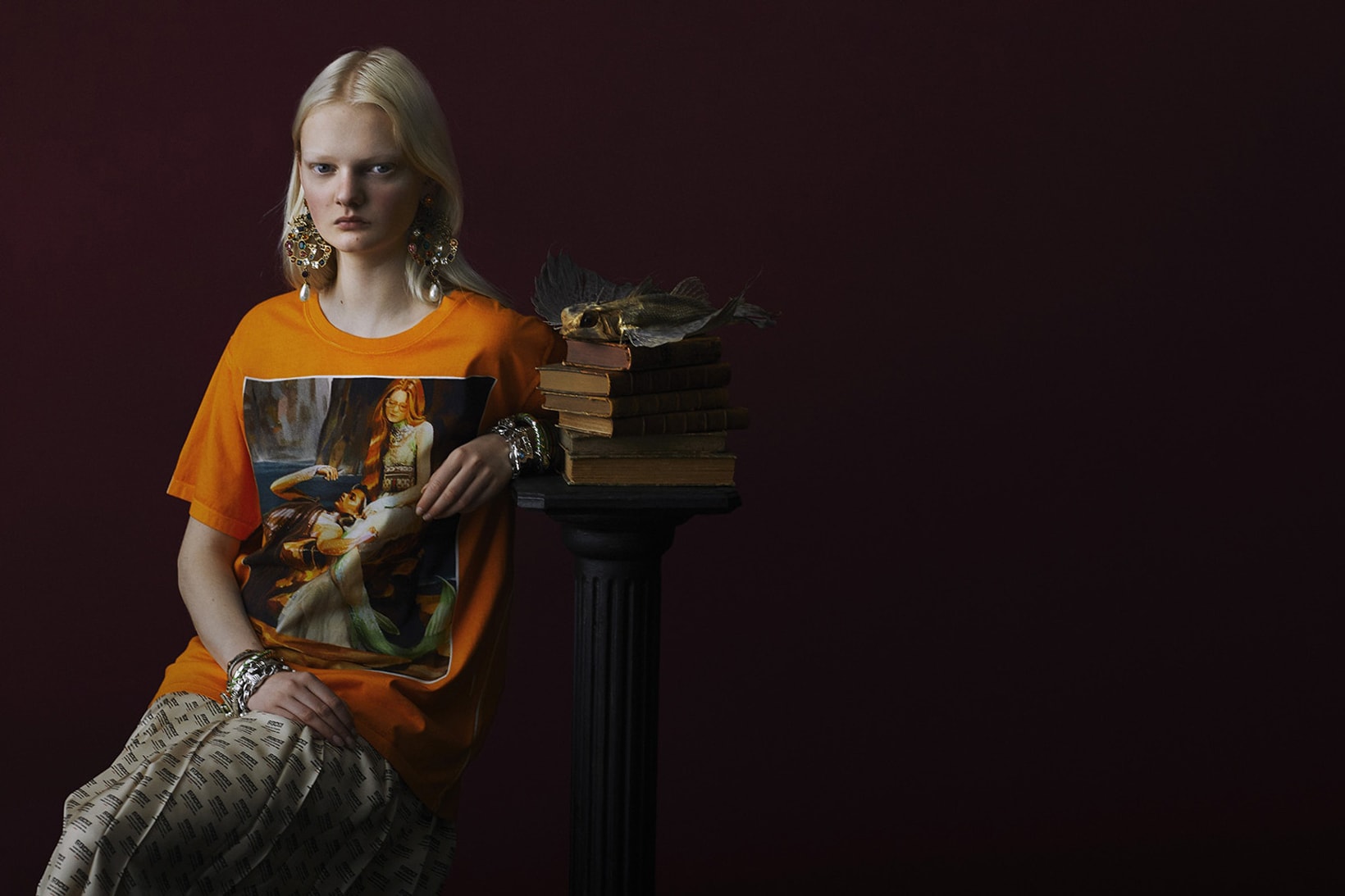 Gucci #GucciHallucination Capsule Collection T-Shirt Orange