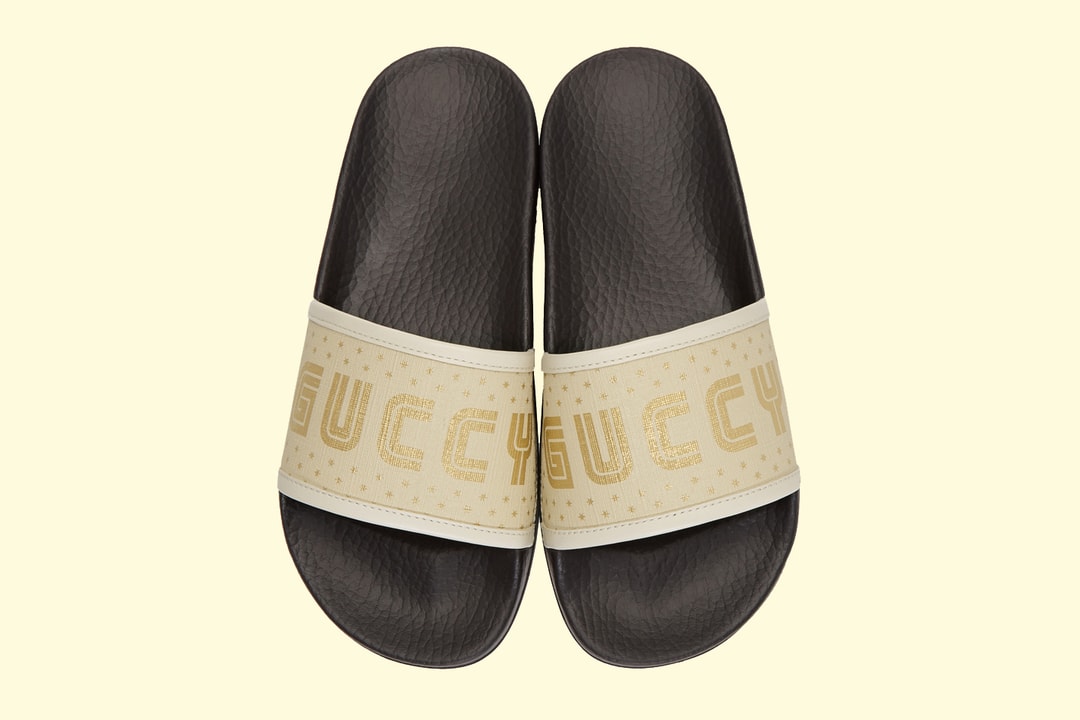 Gucci Drops Bootleg GUCCY Retro Sega Logo Slides | Hypebae display picture 2
