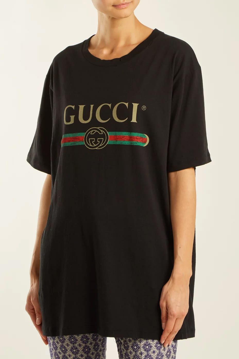 Gucci Restocks Black Vintage Logo Tee 