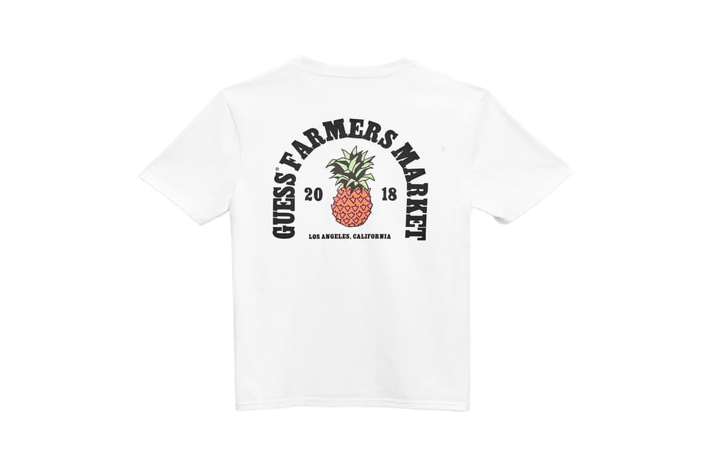GUESS Jeans U.S.A. Farmers Market Capsule Collection Graphic T-Shirt White