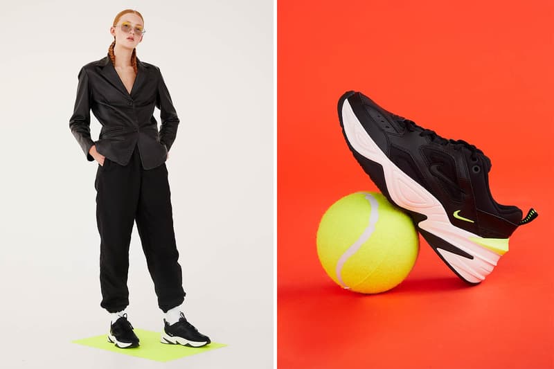 Nike M2K Tekno Black Phantom Volt Editorial NAKED