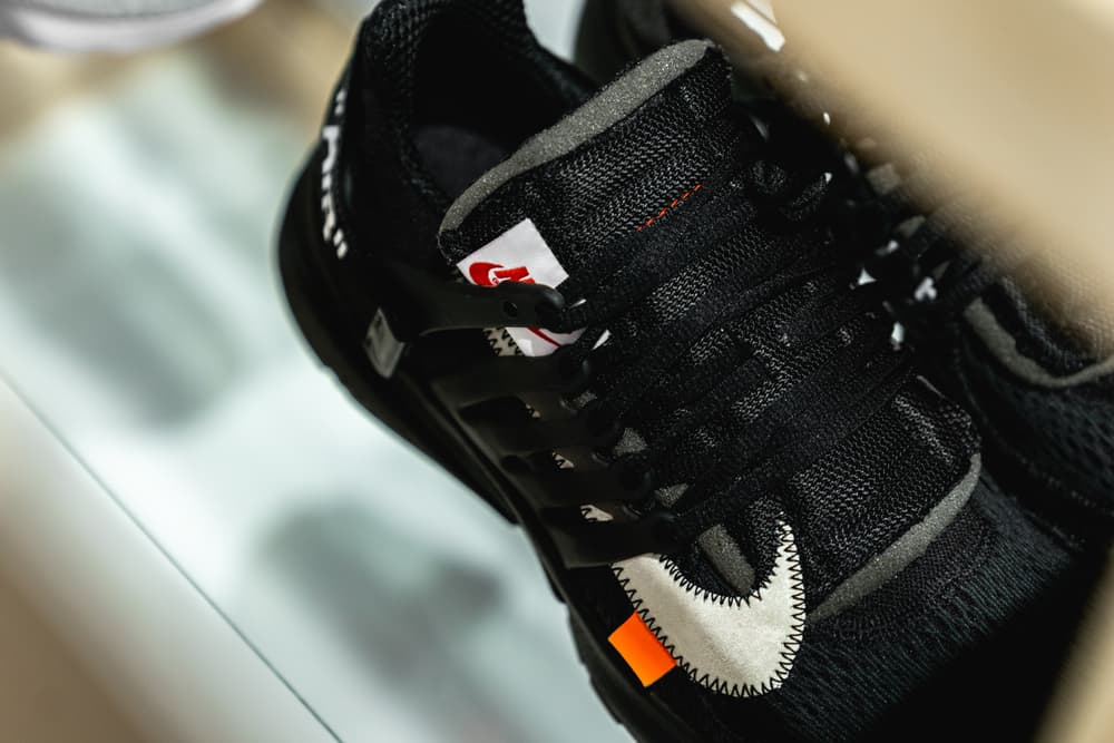 ikea virgil abloh off-white collaboration furniture home nike the ten sneaker black