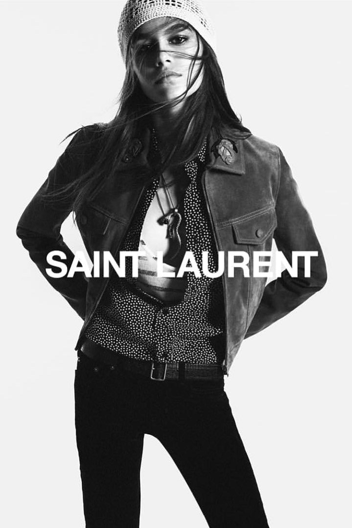 Kaia Gerber Saint Laurent Fall 2018 Campaign Anthony Vaccarello YSL FW 18