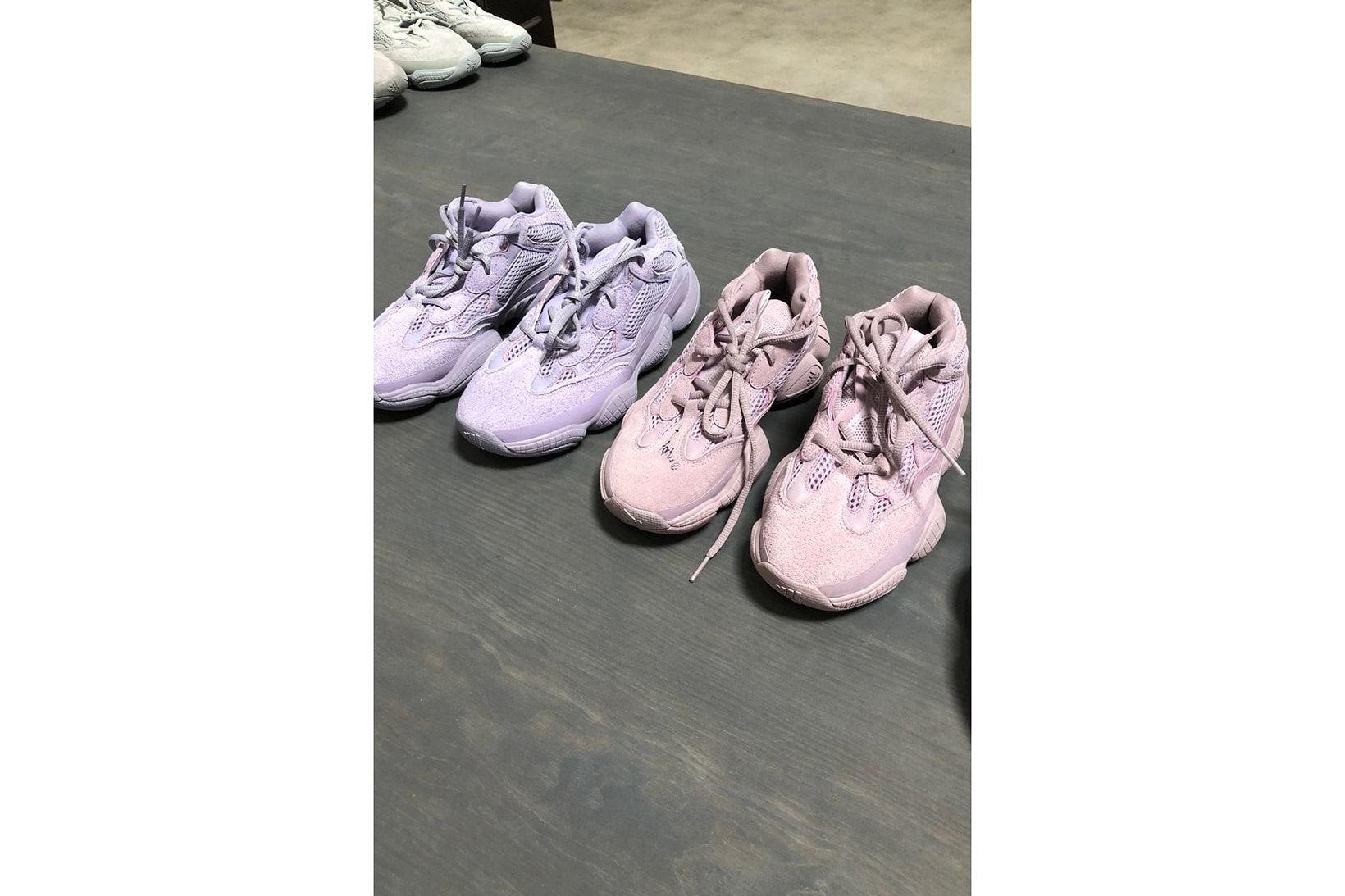 Kanye West adidas Originals YEEZY Desert Rat 500 Pastel Pink Purple
