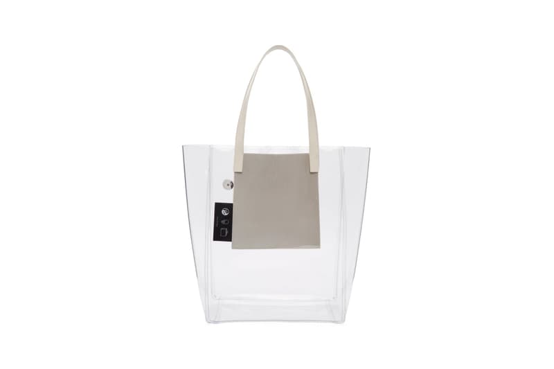 Kara Transparent PVC Pinch Tote SSENSE