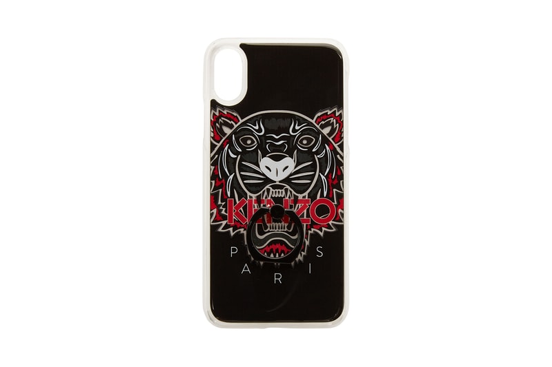 kenzo apple iphone x phone cases tiger limited edition ring holder black white red