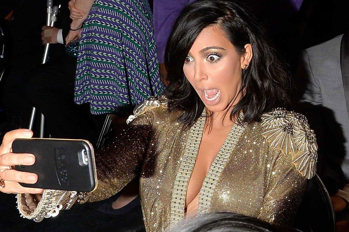Kim Kardashian Chrissy Teigen John Legend Grammy Awards 2015