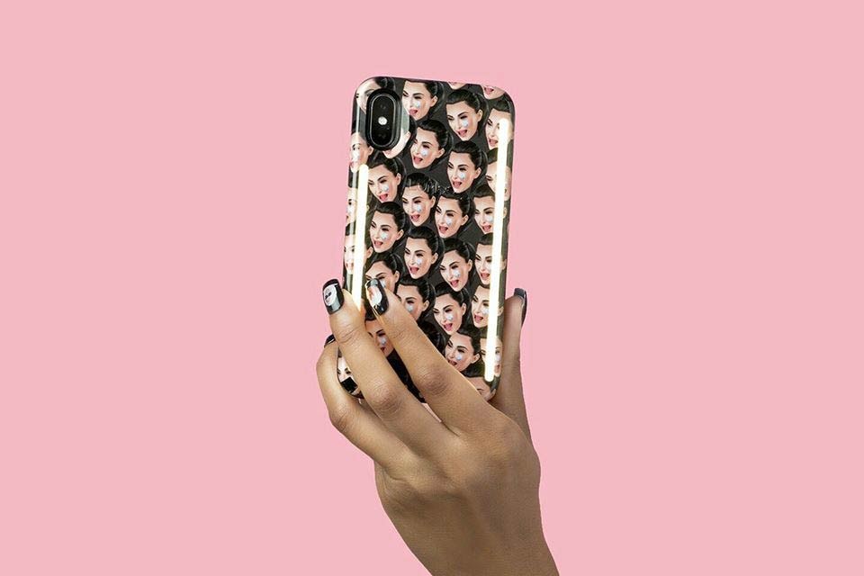 Kim Kardashian Kimoji x LuMee iPhone Case Cry Face