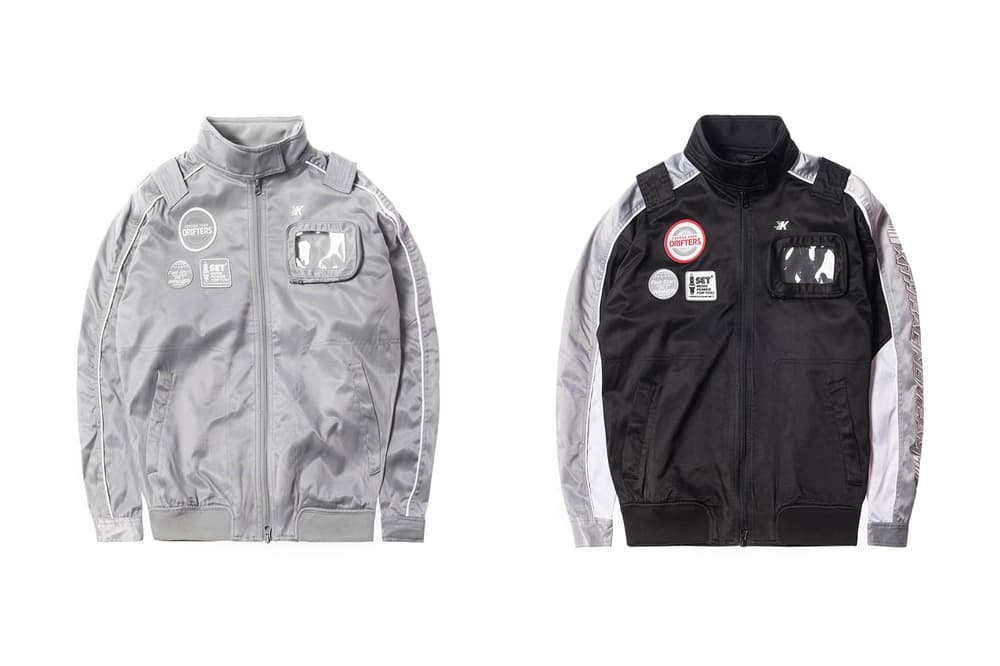 KITH Racing Women Jacket Gray Black