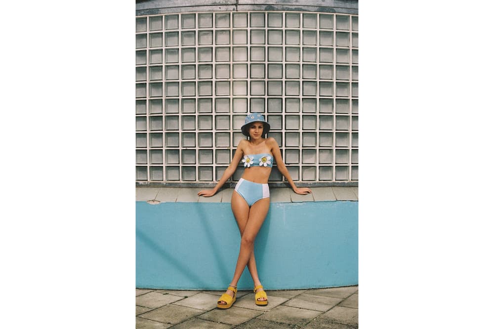 Lazy Oaf Swimwear Collection Summer 2018 Bikinis Swimsuit one-piece two-piece Denim Pink Camo Heart Print