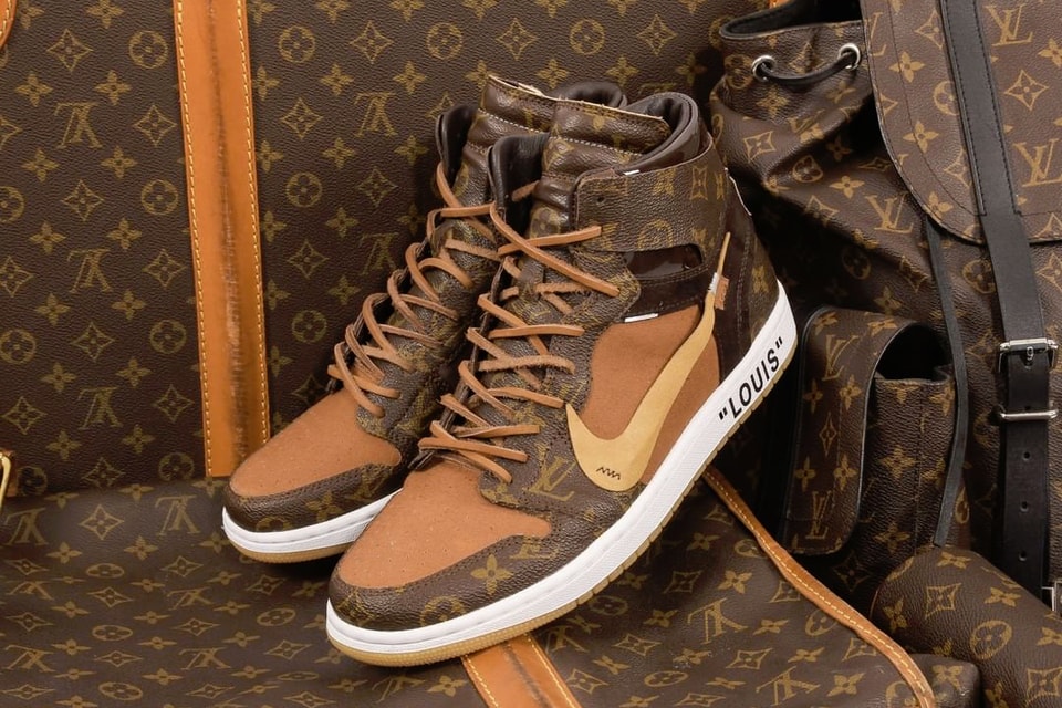 Louis Vuitton X Nike Air Jordan 1 Custom Hypebae Louis Vuitton X Nike Air Jordan 1 Custom Hypebae
