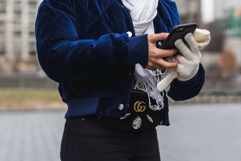 Gucci Marmont Belt Bag Black New York Fashion Week 2018 Street Style