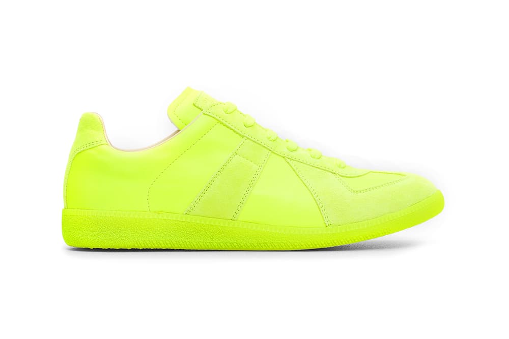 Maison Margiela Replica Sneakers Neon Yellow