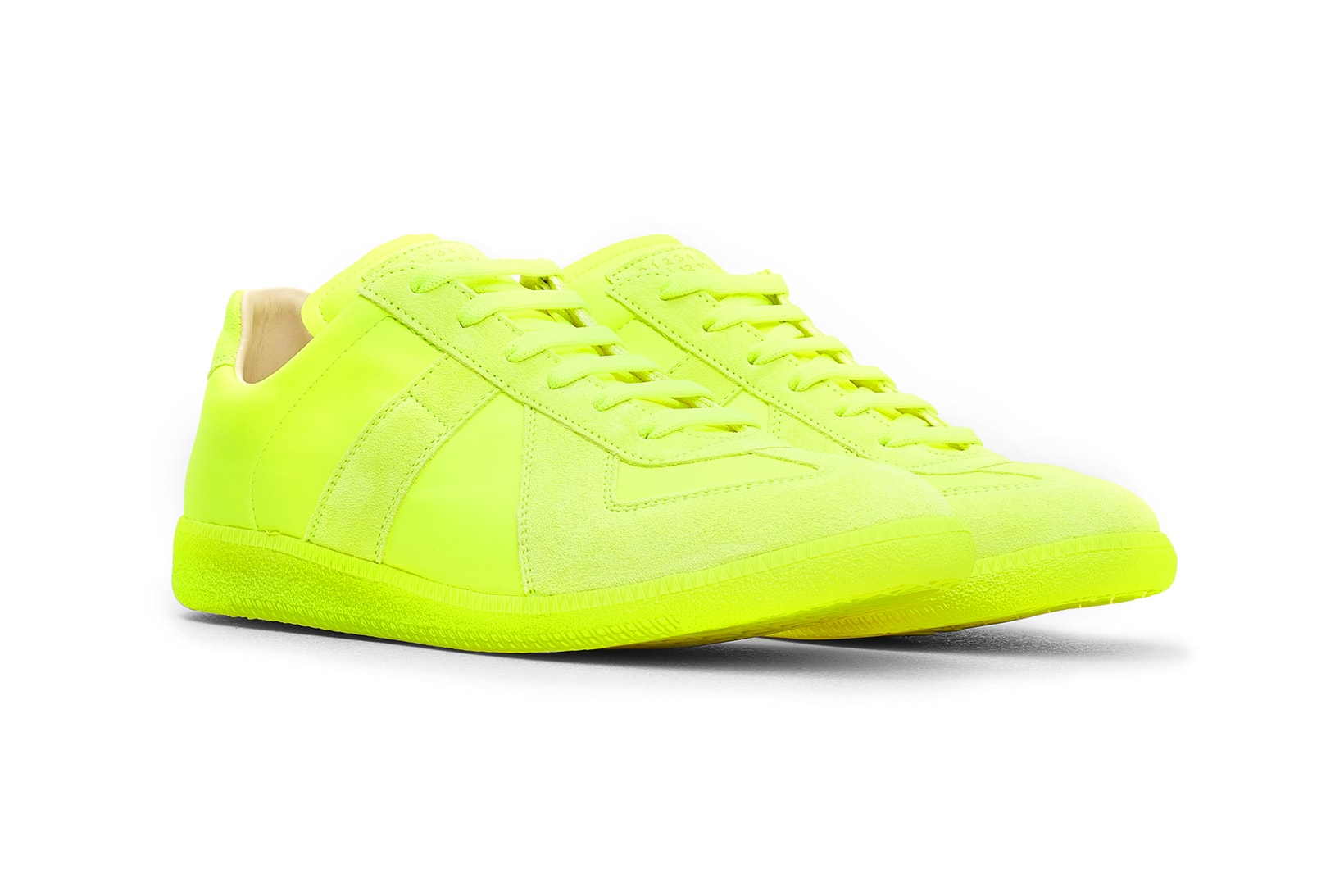 Maison Margiela Replica Sneakers Neon Yellow