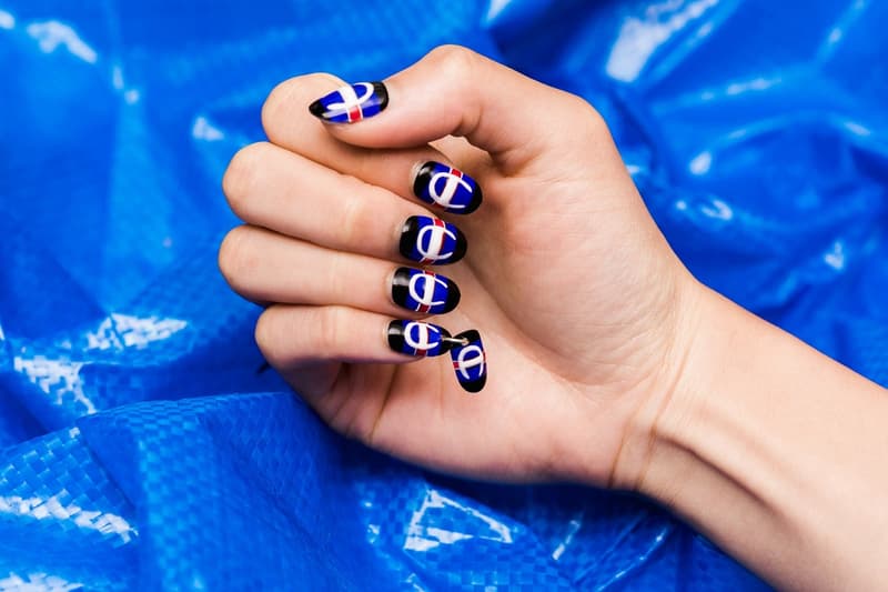 Mei Kawajiri Champion Logo Nails Manicure