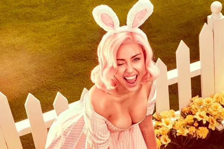 Miley Cyrus Is an Easter Bunny in This Fun and Pink-Filled Editorial