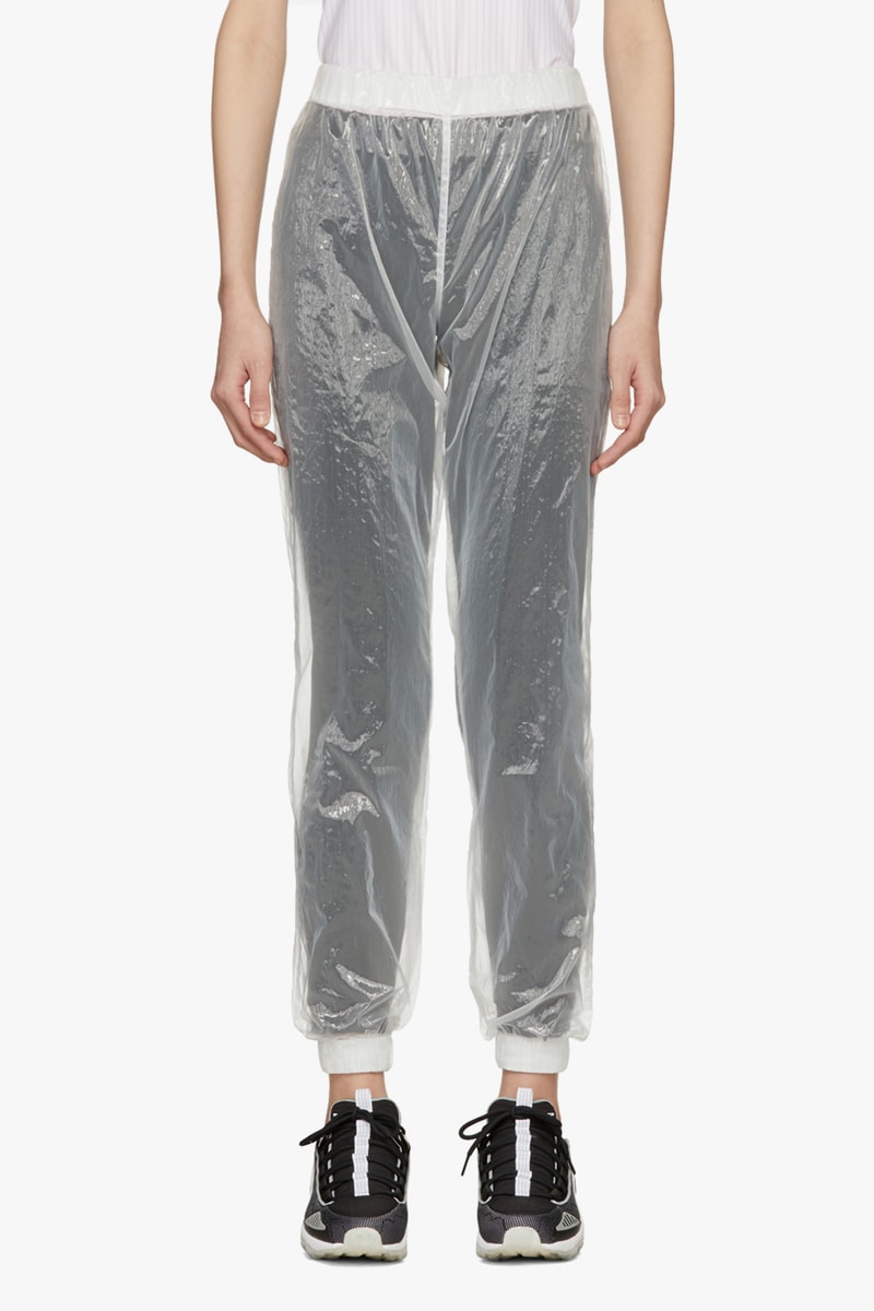 MISBHV Clear Transparent Trend Tracksuit Plastic See-Through PVC Clear