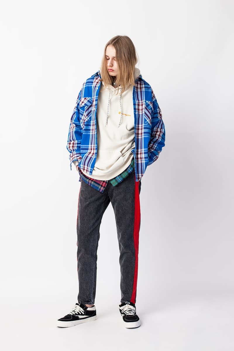 monkey time spring summer 2018 lookbook 90s street style plaid moto united arrows tokyo