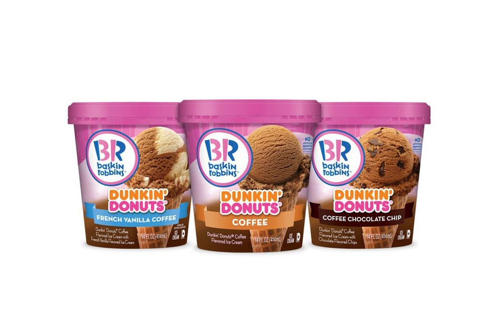 Dunkin' Donuts Plain Vanilla & Choc Chip Ice Cream Dessert