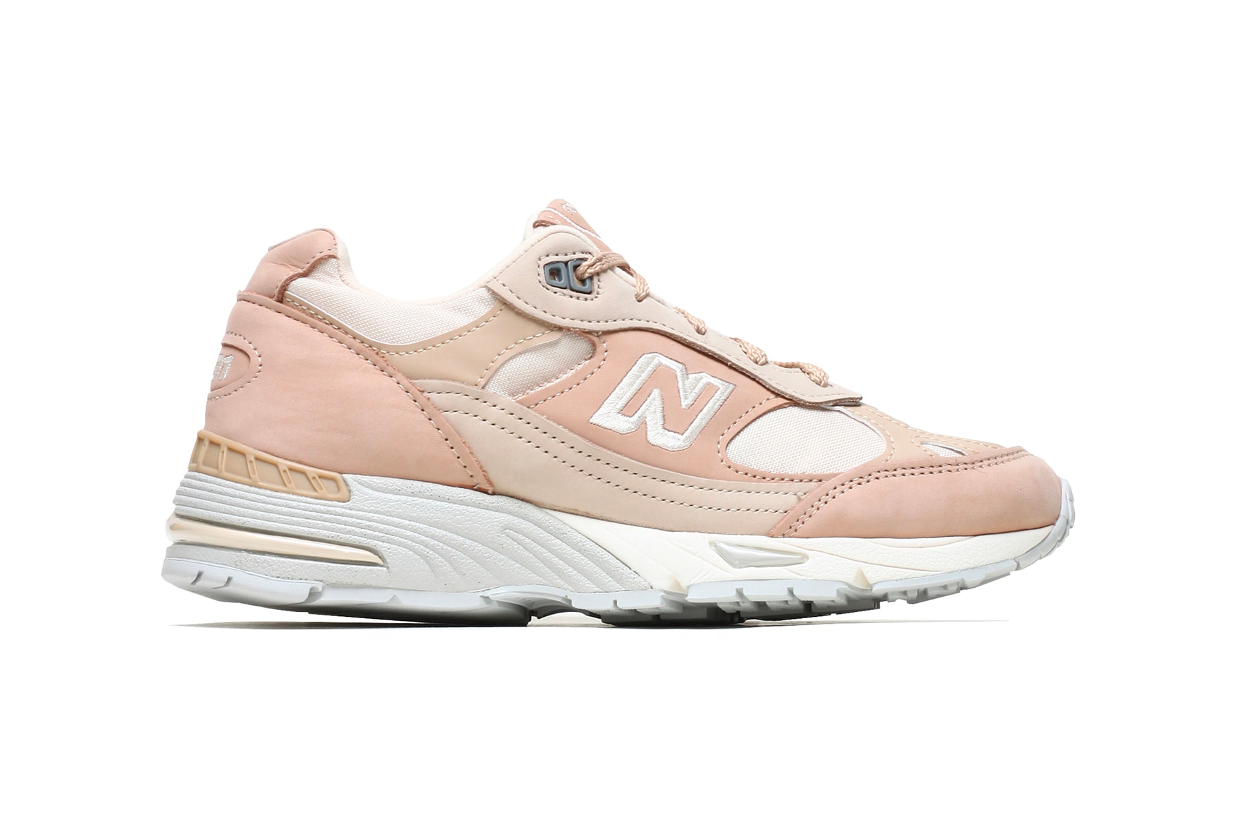 New Balance 991 991SSG Sand Grey Price Release NAKED Pink Pastel Chunky Dad Sneaker Shoe Millennial
