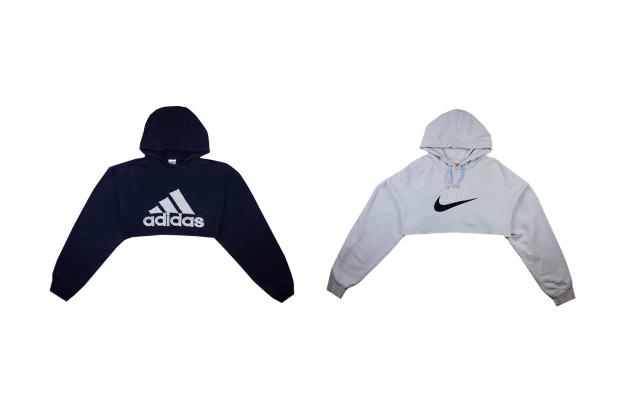adidas cropped hoodie and sweatpants set