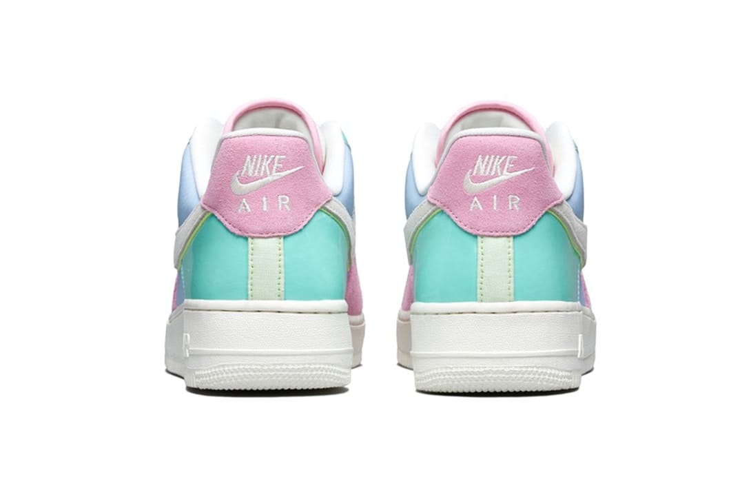 air force 1 pink green blue