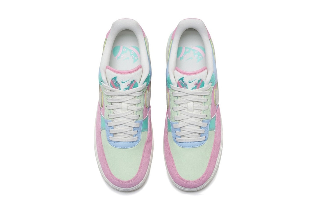 Nike Air Force 1 "Easter" Pastel Colorway Drop Pink Yellow Blue Spring Shoe Sneaker