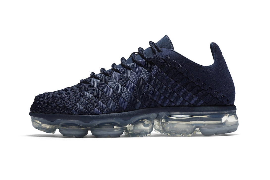 Nike Air VaporMax Inneva Release Date Summit White Midnight Navy Woven Sneakers Where to Buy