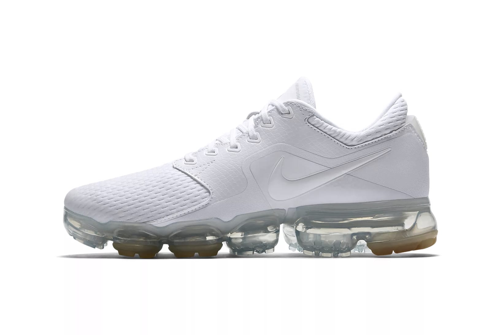 white and silver vapormax
