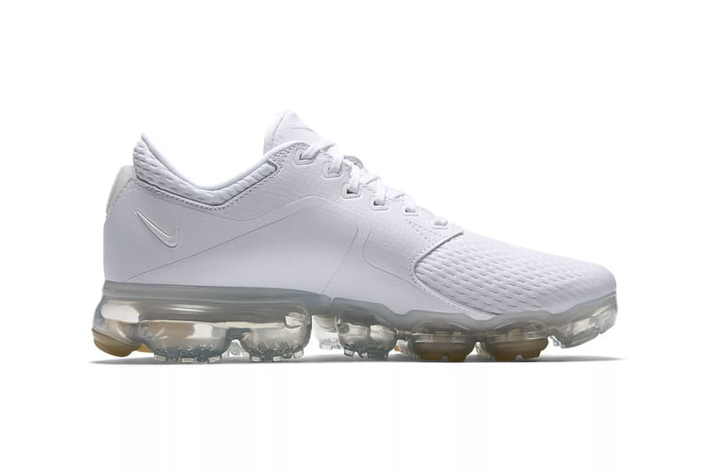 white and silver vapormax