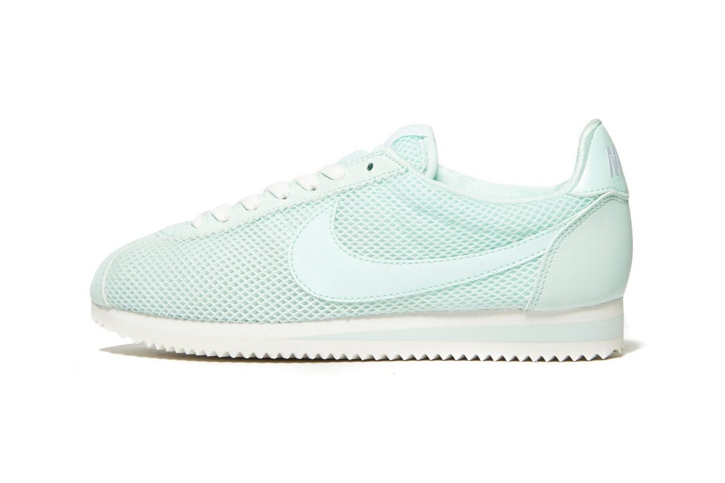 nike cortez green and white