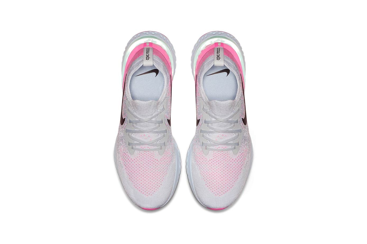 Nike Epic React Flyknit Pink White