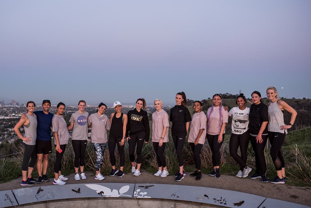 Nike Running Choose Go LA 10K Race Marathon Training Club Evemeetswest Evelynn Escobar Thomas Epic React Flyknit Women Sunset