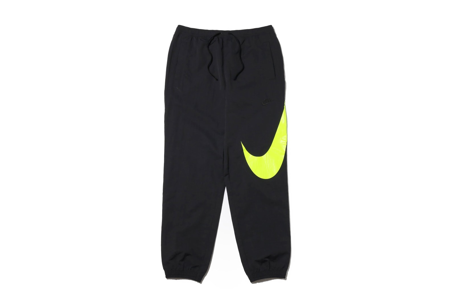 Nike Sportswear Big Swoosh Logo Anorak Jacket Pants Tracksuit Volt Lime Green Black Price Release