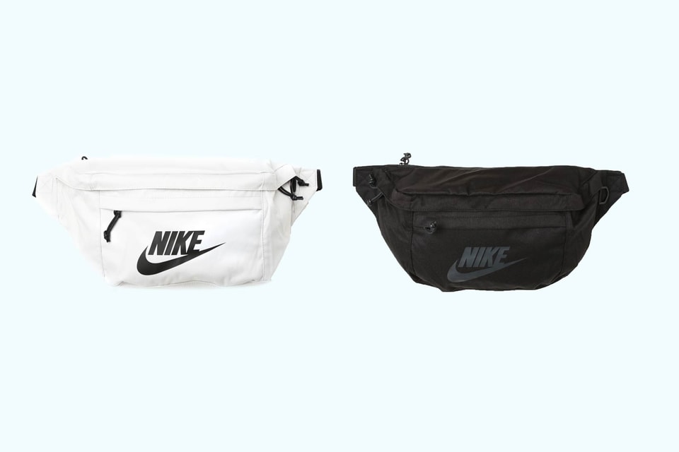 Nike S Tech Hip Pack In White Black And Gray Hypebae