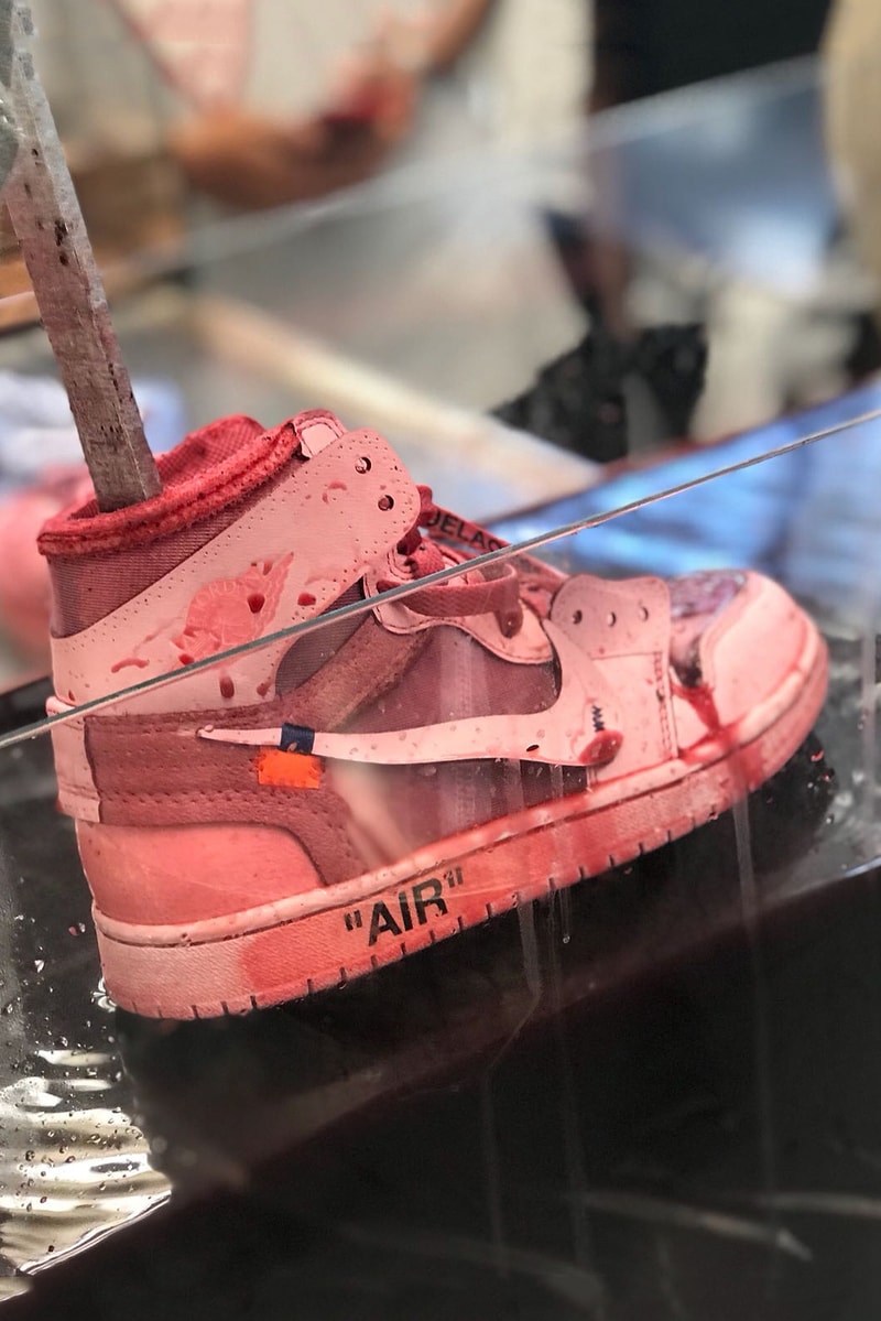 A guy created his own custom version of Virgil Abloh x Nike Air