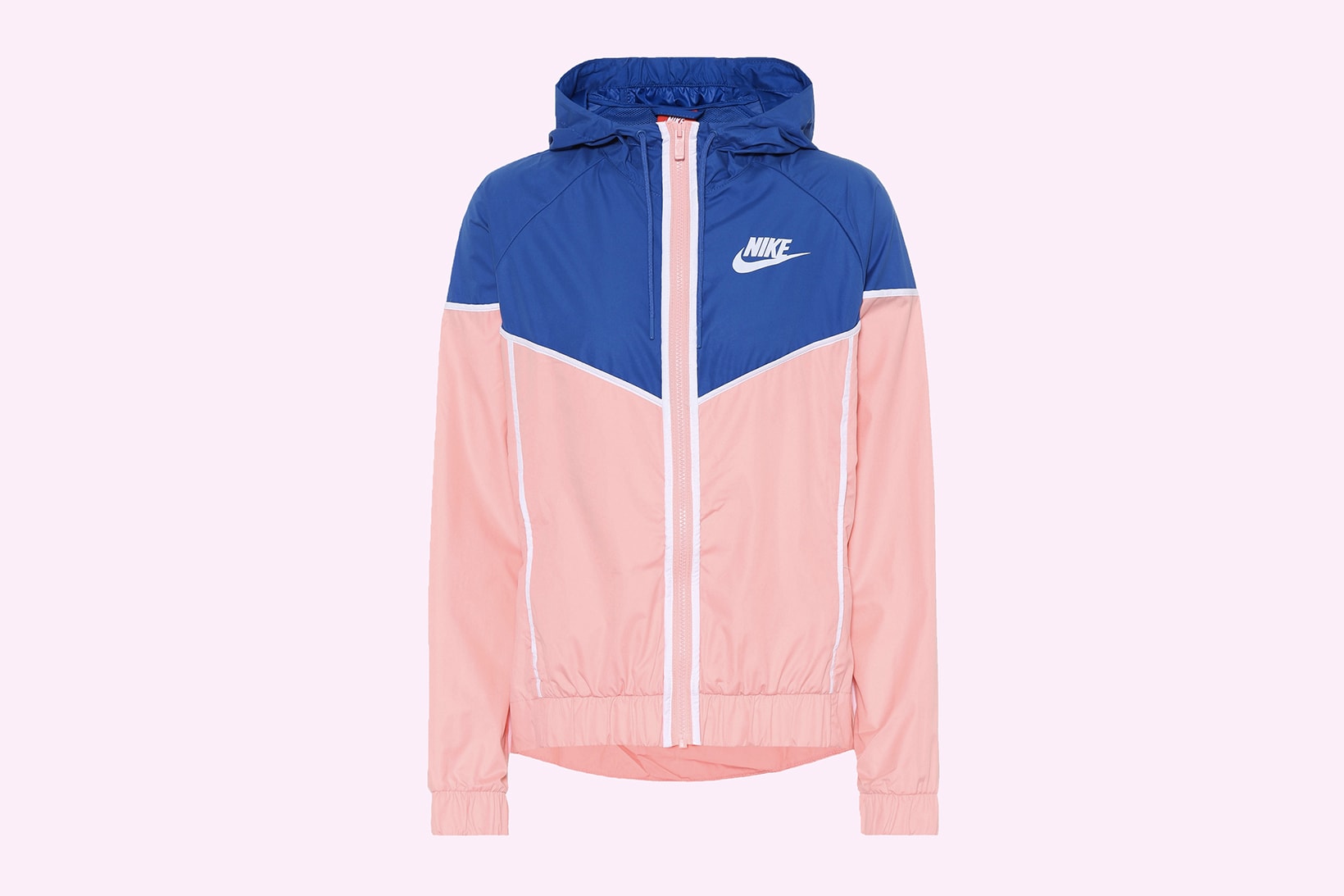 Nike Pastel Pink & Blue Retro Windbreaker Jacket