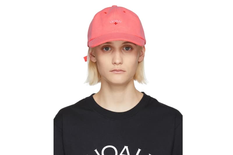 Noah Spring/Summer 2018 Drop Six-Panel Cap Orange Neon