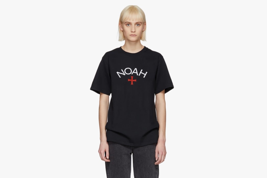 Noah Spring/Summer 2018 Drop Core Logo T-Shirt Black